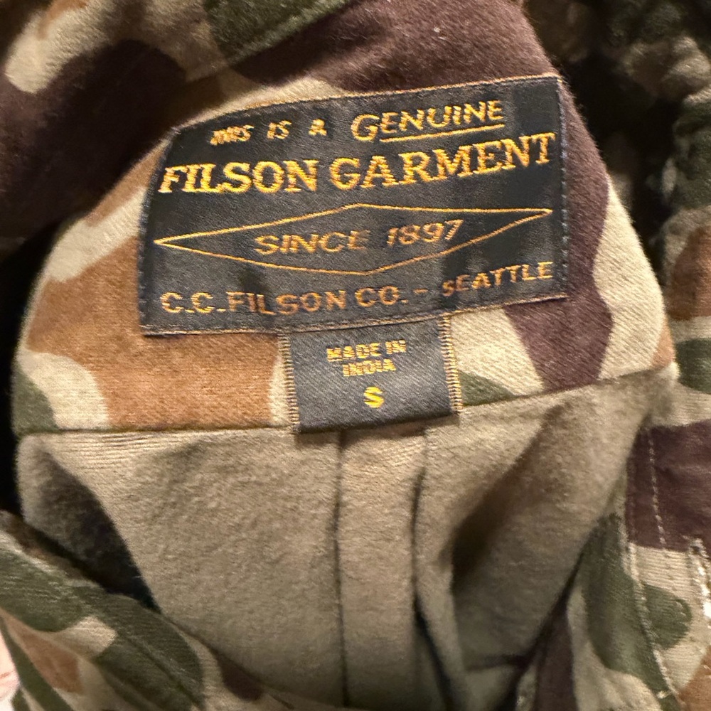 Filson Camouflage button down shirt - Picture 3 of 3